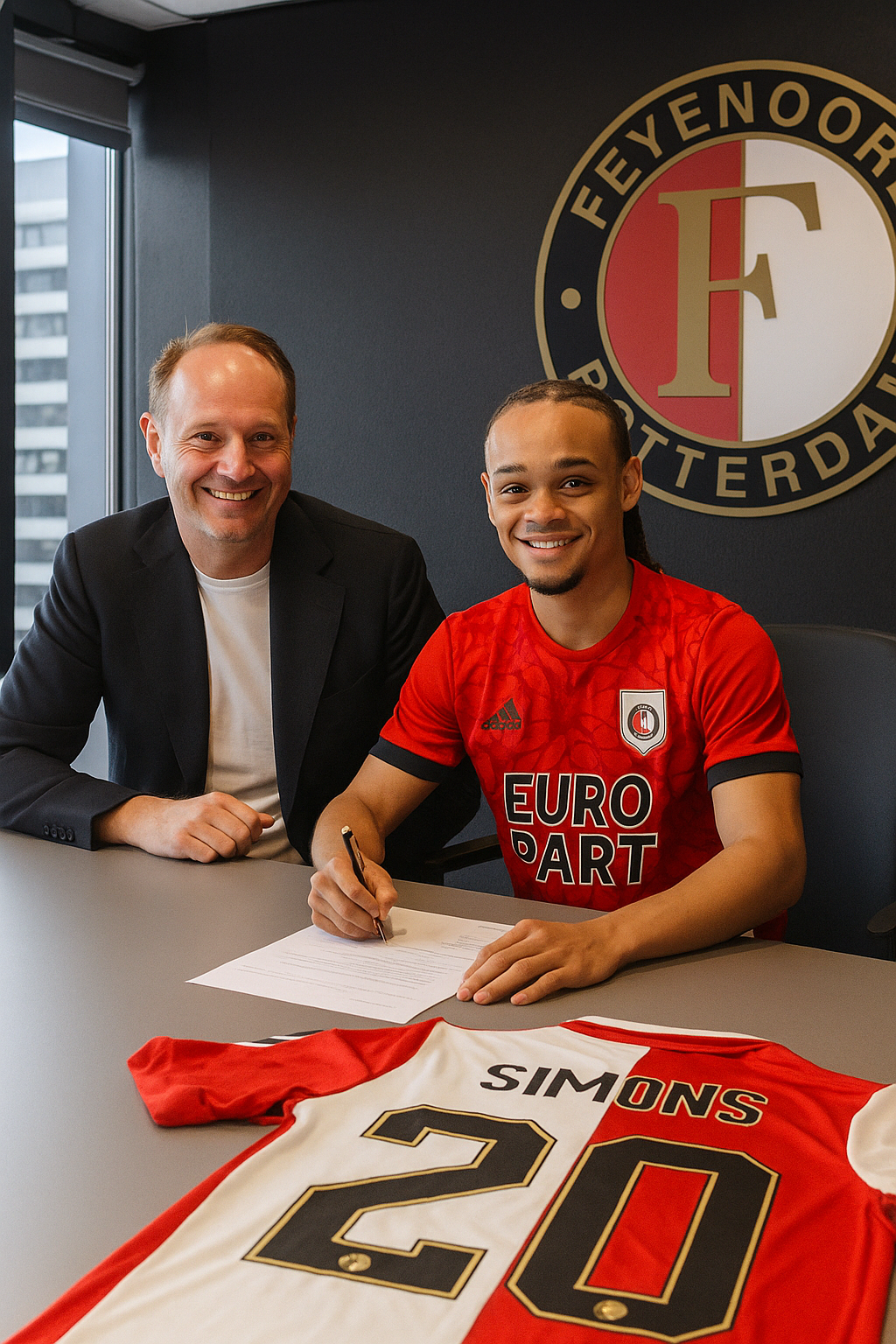 Xavi Simons tekent een