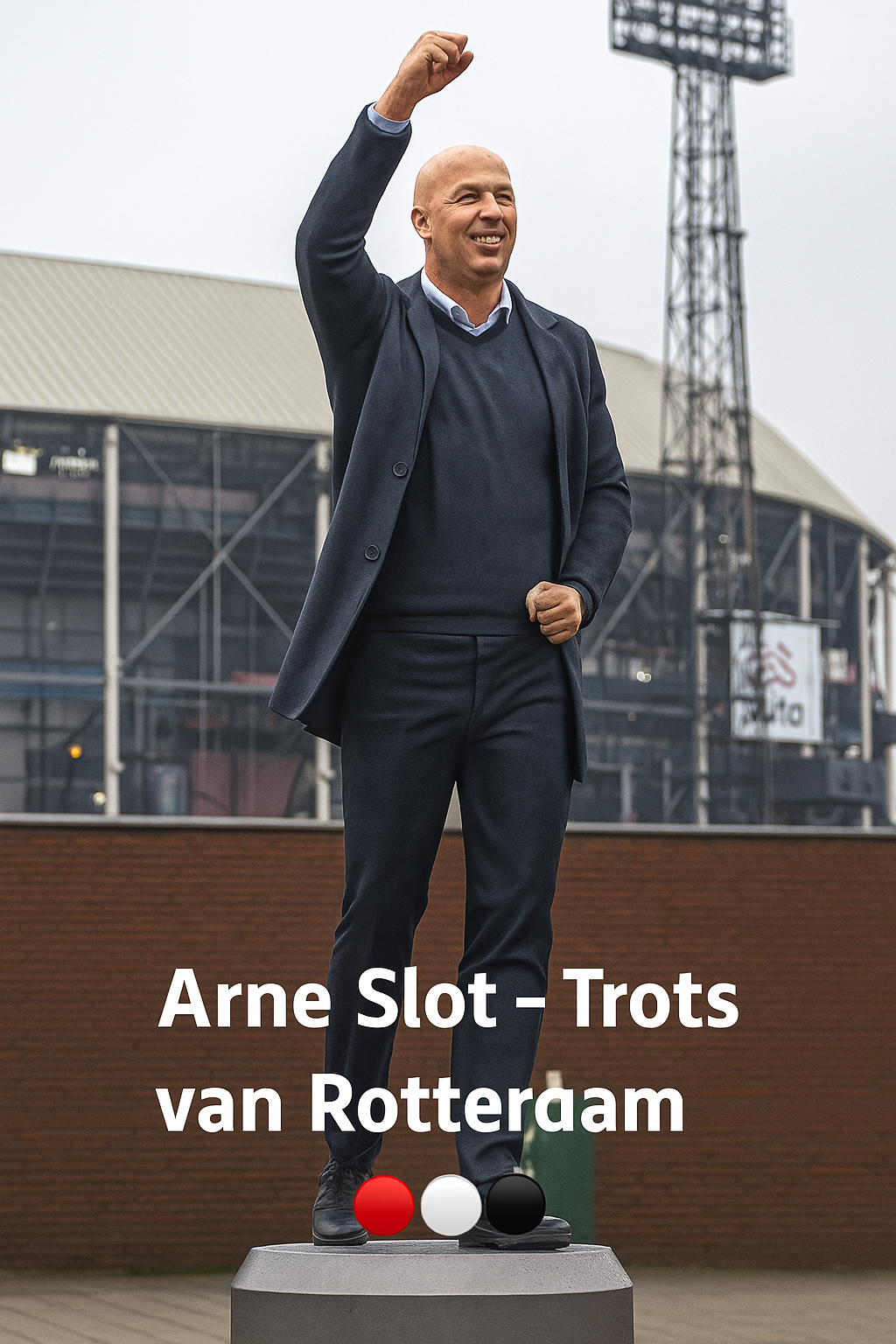 Arne Slot Vereeuwigd met