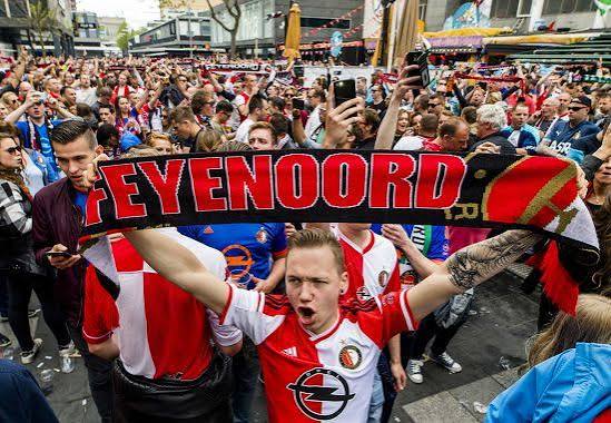 Feyenoord Rotterdam-fans Houden